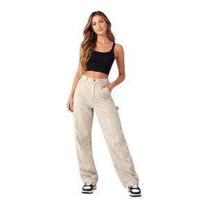 Garage Carpenter Pants High Rise Straight Leg Utility Cotton Size 7 Casual Comfy